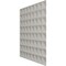 Ekena Millwork 19 5/8in. W x 19 5/8in. H Bradford EnduraWall Decorative 3D Wall Panel Covers 2.67 Sq. Ft. WP20X20BRISG - alternate 3